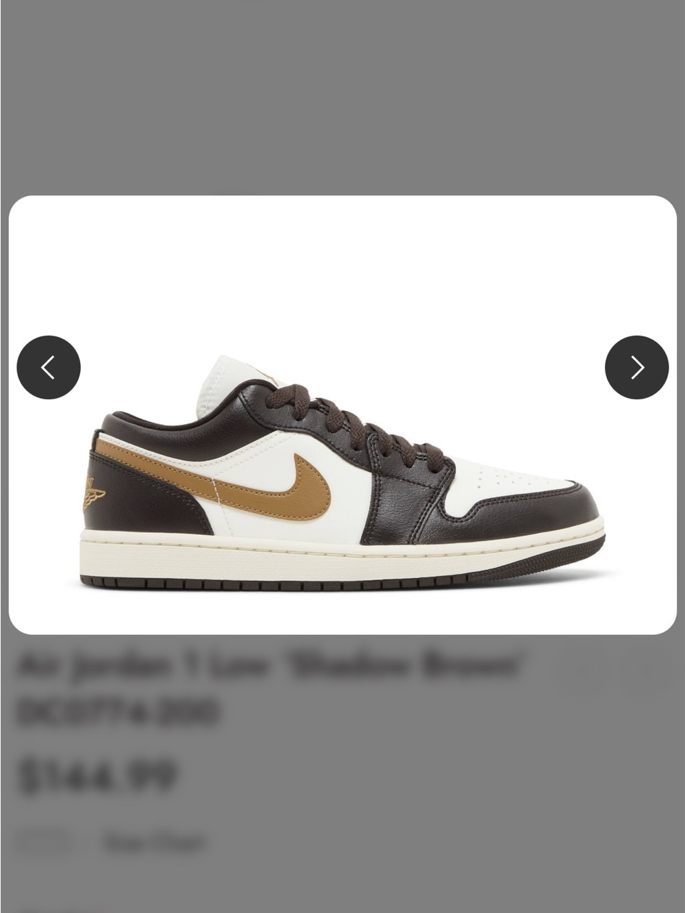 Jordan 1 Low Sneaker